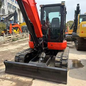 Pelle hydraulique d'occasion Kubota 163 Kx163 Kx163-5 de 6 tonnes en bon état avec chenilles en caoutchouc à vendre - Product Image 5