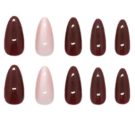 하이 퀄리티 고양이 눈 쉬머 활 부드러운 유럽과 미국 스타일 이동식 네일 아트 시트 24 조각 프레스 온 손톱 - Product Image 5