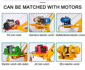 รถเครนขนาดเล็ก WEMAX พร้อมวินซ์ กล่องเกียร์แบบพกพา รับน้ำหนัก 200-1000 กก. ได้รับการรับรองมาตรฐาน CE รับประกัน 1 ปี - Product Image 4