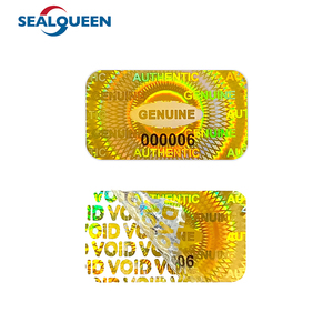 Xương Hình Dạng Ba Chiều Nhãn Dán Nhãn Laser Cao An Ninh Giả Xáo Xáo Xáo Con Dấu Bảo Hành Khoảng Cách Dán Ảnh Ba Chiều Với Số 5x1cm - Product Image 1