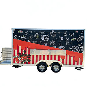 Carrito de Comida de Acero Inoxidable de 4 Ruedas, Remolcable, Venta Directa de Fábrica, Totalmente Equipado, 2 Años de Garantía, para Venta Ambulante - Product Image 4