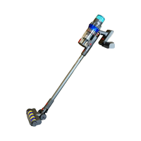 Aspirateur électrique sans fil à lumière LED avec sac pour voiture UK & US Plug Brushless Motor