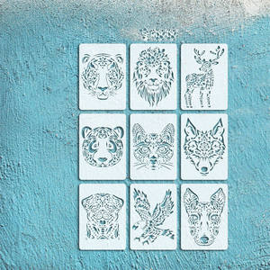 ลายฉลุพ่นสีพลาสติกแบบนำกลับมาใช้ใหม่ได้, - Product Image 5