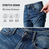 Jean large pour homme style skater Y2K, coupe ample et extensible, en denim noir, cinq poches, streetwear