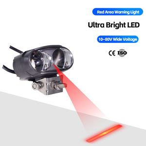 ไฟเตือน <span class=keywords><strong>LED</strong></span> สองสี แดง-น้ำเงิน แบบเสริม 10W สำหรับรถยก ไฟส่องเส้นสำหรับเตือนภัยรอบด้าน - Product Image 1