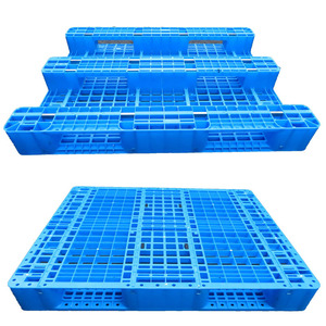 Paleta de Plástico ZY 1210 con Patrón de Rejilla, Entrada de 4 Vías, de Una Sola Cara, 100 mm de Altura, Carga Estática de 4000 kg, Carga Dinámica de 2.0T - Product Image 1