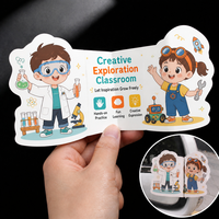 Cartes marketing personnalisées imprimées en offset sur carton, dépliants découpés, mini-cartes de visite pliées pour les marques commerciales