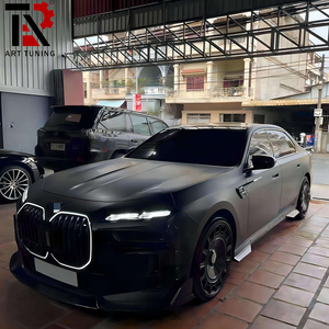Kit Carrosserie M Sport en Fibre de Carbone Véritable pour <span class=keywords><strong>BMW</strong></span> Série 7 <span class=keywords><strong>G70</strong></span> <span class=keywords><strong>740i</strong></span> 760i 2023-2025 – Lame Avant, Diffuseur Arrière, Jupes Latérales - Product Image 3