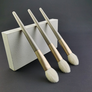 YRX A992 Logo personnalisé 10 pièces ensemble de pinceaux de maquillage cheveux synthétiques <span class=keywords><strong>pour</strong></span> fond de teint ombre à paupières Mascara correcteur Eyeliner brillant à lèvres - Product Image 6