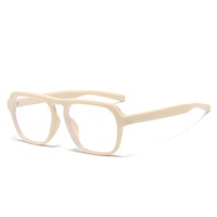Lunettes anti-lumière bleue classiques à monture carrée pleine, tendance mode, nouveau modèle à prix réduit, style minimaliste et élégant