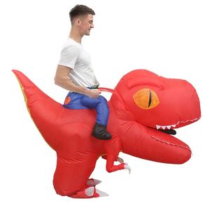 할로윈 파티 T-REX 공룡 의상 하이 퀄리티 재미 있은 용 풍선 거대한 머리 타고 공룡 의상 - Product Image 5