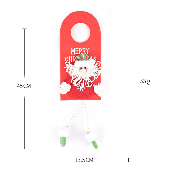 Non-woven fabric door hanger for the elderly