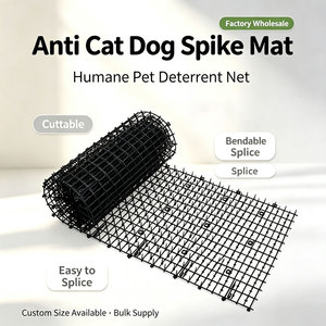 Rollo de Almohadilla Antigatos de Plástico PP de 16.4 Pies, Tira Sólida Impermeable, Ecológica, para Control de <span class=keywords><strong>Gatos</strong></span>/Perros/Aves en Jardines - Product Image 1