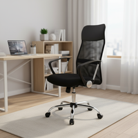 Chaise de bureau ergonomique moderne EaseNeat à dossier haut avec accoudoirs pour le bureau à domicile
