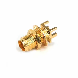 DC-40GHz anteparo RF 2.92mm SMK conector fêmea para PCB 2.0mm