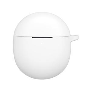 Étui de protection en silicone de couleur unie pour écouteurs Google <span class=keywords><strong>Pixel</strong></span> Buds 2a (blanc) - Product Image 1