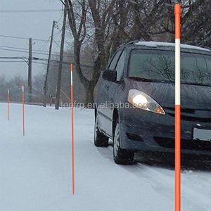 Poste de Nieve Reflectante Brillante de Fibra de Vidrio para Marcado de Límites en Pistas de Esquí y Exteriores - Product Image 5