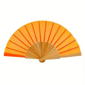 Customized Gold and Silver Color Wooden Hand Fan for Dancing or Party <b>Gift</b> - Product Image 1