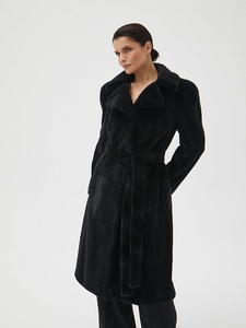 <span class=keywords><strong>Cappotto</strong></span> di <span class=keywords><strong>pelliccia</strong></span> di visone naturale da donna di lusso invernale 2025 <span class=keywords><strong>con</strong></span> risvolto a <span class=keywords><strong>cintura</strong></span> che rimette un <span class=keywords><strong>cappotto</strong></span> di visone - Product Image 4