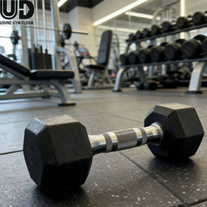 Tappetini in Gomma ad Alta Densità per Palestre Commerciali, Resistenti agli Urti, Riducono l'Usura degli Attrezzi, Dimensioni e Colori Personalizzabili - Product Image 2