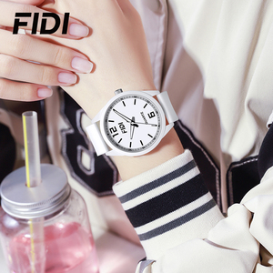 Montre FIDI unisexe à quartz OEM ODM avec logo personnalisé, bracelet en silicone, style simple et décontracté, montre-bracelet pour étudiants, plusieurs couleurs, montre-bracelet pour étudiants - Product Image 3