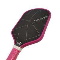 Raket Pickleball Produk Pabrik, Disetujui USAPA, Permukaan Serat Kevlar, Desain Thermoformed Putaran Tinggi, Inti EPP, Gagang Memanjang