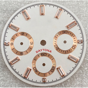 Esfera de Reloj Cronógrafo Multifunción de Cristal de 29.5mm, Nuevos Accesorios Mod Compatibles con el Movimiento de Cuarzo VK63 - Product Image 6