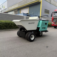 Mini-Lader Hydraulische Schubkarre Rad Beton Kraftkarre Minidumper 1-Jahr Garantie Inklusive Motor Getriebe Hauptkomponenten