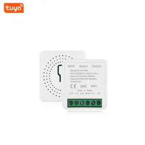 Wholesale Tuya 16A Wifi switch smart breaker module 1gang/2gang smart life APP remote control voice timer Google Home Alexa