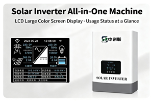 공장 하이브리드 6.2kw 12kw 오프그리드 인버터, 하이브리드 태양광 시스템 적용을 위한 트리플 출력 - Product Image 3