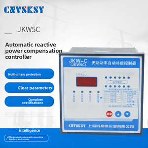 Armoire de condensateurs CNVSKY JKW5C/4/6/8/10/12 circuits, contrôleur de compensation automatique du facteur de puissance industriel, 50A 400V 50Hz - Product Image 1