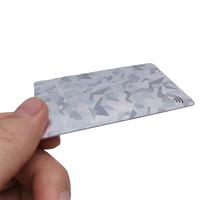 Kartu NFC Warna Pelangi Hologram yang Dapat Diprogram Sendiri 213 215 216 13.56mhz Finishing Matte Glossy