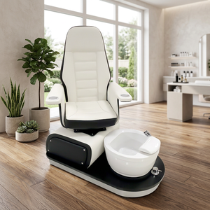 Chaise de massage pour les pieds avec fonction de chaleur et de vibration pour les services de pédicure et une relaxation complète des pieds - Product Image 1
