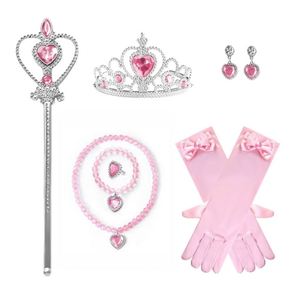 Nicro Baguette Magique Couronne Tiara <span class=keywords><strong>Princesse</strong></span> Elsa La Reine des Neiges Déguisement en Plastique Fournitures pour Fête d'<span class=keywords><strong>Anniversaire</strong></span> Enfant <span class=keywords><strong>Décoration</strong></span> Baby Shower - Product Image 3