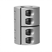 Couplage d'arbre rigide en aluminium, alésage 10 mm, diamètre 32 mm, longueur 45 mm pour machine CNC, imprimante 3D, encodeur DIY
