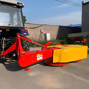 Tondeuse à luzerne robuste à quatre roues avec double disque pour une coupe rapide et propre de l'herbe - Product Image 5