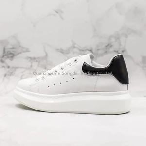 TOP Quality Hot Sale White <b>Shoes</b> Spring Fall New Muffin Thick Cushion Soles Leather Casual Designer <b>Shoes</b> <b>Man</b> Queen Woman - Product Image 6