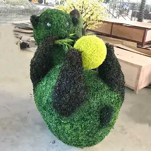 홈 디자인 인공 식물 수직 정원 팬더 Topiary