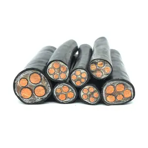 Under Armoured 35mm 4 Core 50mm Xlpe Insulated Pvc Sheath Steel Tape Steel Wire Armored Power Cable