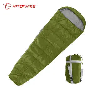 Hitorhike 超軽量キャンプ遠征ミイラバッグナイロン軽量夏寝袋