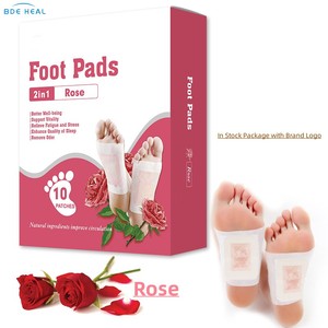 BDE personalizable 2 en 1 <span class=keywords><strong>jengibre</strong></span> Rosa té <span class=keywords><strong>verde</strong></span> infundido parche para pies hierbas naturales alivio del estrés Eliminación <span class=keywords><strong>de</strong></span> la fatiga limpieza profunda - Product Image 4