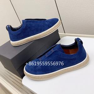 Sepatu Kasual Pria Berkualitas Tinggi, Gaya Baru Merek <span class=keywords><strong>Fashion</strong></span> Desainer Mewah Sepatu Kasual Resort Pria Kulit Asli - Product Image 5