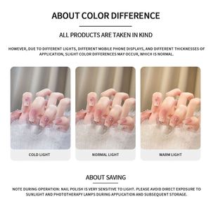 Nouveau vernis UV populaire pour la beauté des ongles, couleur <span class=keywords><strong>Miyou</strong></span> transparente effet glace, colle de photothérapie longue durée jetable pour salons de manucure - Product Image 3