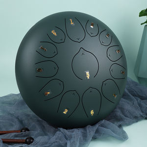 กลองสแตนเลสเคาะลิ้น12นิ้ว, กลองมือ13โน๊ตพร้อมกระเป๋าหนังสือเพลงตะลุมพุกนิ้ว - Product Image 3