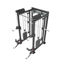 Jaula eléctrica de acero para gimnasio en casa, estación multifunción para culturismo, entrenamiento de brazos, máquina Smith de Fitness, estante para sentadillas, Cable cruzado