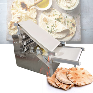 Máquina Comercial para Prensar Tortillas, de Acero Inoxidable de Grado Alimenticio, con Motor de Alta Capacidad, Línea de Producción Multifuncional de Pan Plano - Product Image 4