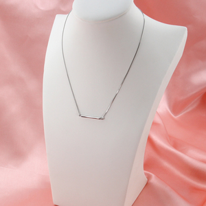 Woman Minimalist Jewelry Collar Plata 925 Minimalist Necklace 925 Sterling <strong>Silver</strong> bar Necklace <strong>Silver</strong> <strong>Choker</strong> - Product Image 5