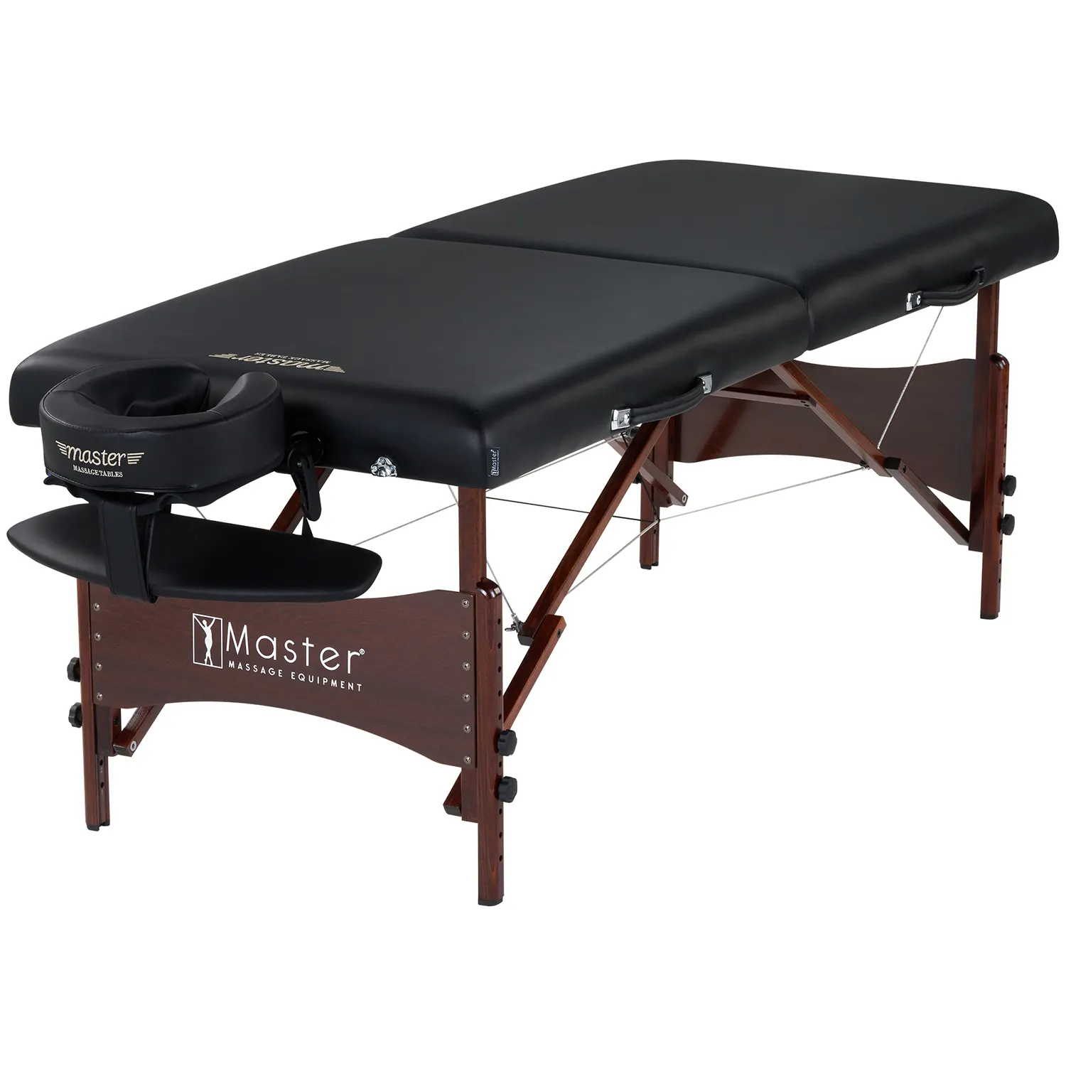 Master Massage 28 "Newport Nieuwe Ontwerp Lichtgewicht Professionele Vouwen Houten Draagbare Massagetafel Massage Couch Facial Bed