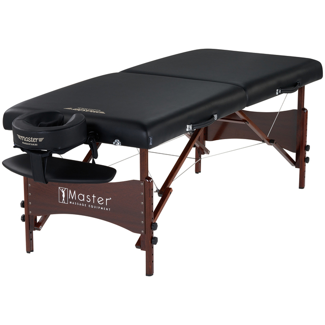 Master Massage 28" NewPort New Design Lightweight Professional Folding Wooden Portable Massage Table Massage Couch Facial Bed