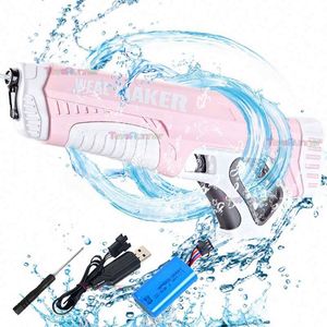 Pistolet à eau électrique BB Soft Toy en plastique ABS, capacité de 1000 ml, super soaker automatique d'été, Toysrunner Ys08, à partir de 8 ans - Product Image 1